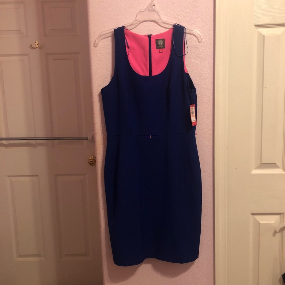 Blue Vince Camuto dress